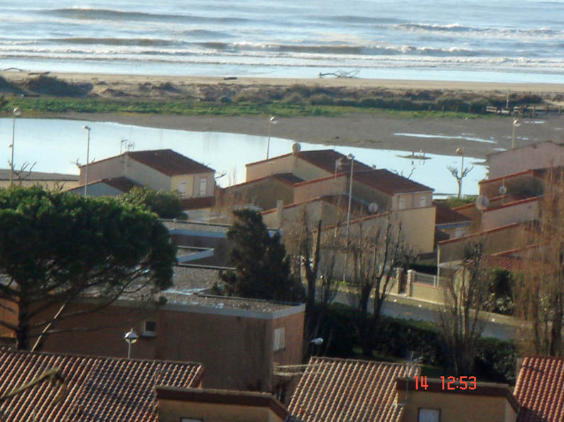 foto 8 Huurhuis van particulieren Saint Pierre la Mer appartement Languedoc-Roussillon Aude Uitzicht vanaf het terras