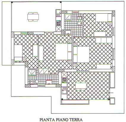 foto 16 Huurhuis van particulieren Castellammare del Golfo appartement Sicili Trapani (provincie) Plattegrond van de woning