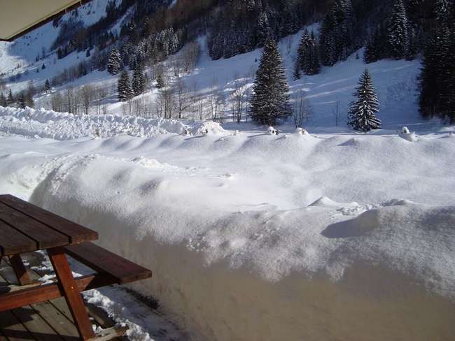 foto 2 Huurhuis van particulieren Le Grand Bornand appartement Rhne-Alpes Haute-Savoie Uitzicht vanaf het terras