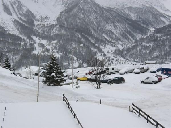 foto 4 Huurhuis van particulieren Orcires Merlette studio Provence-Alpes-Cte d'Azur Hautes-Alpes Uitzicht vanaf het balkon