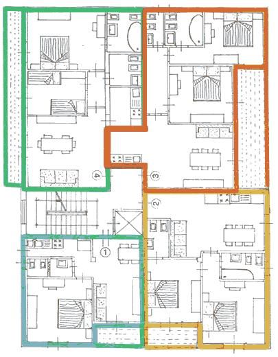 foto 11 Huurhuis van particulieren Rimini appartement Emilia-Romagna Rimini (provincie) Plattegrond van de woning