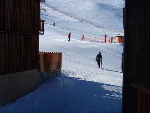 foto 11 Huurhuis van particulieren La Plagne studio Rhne-Alpes Savoie Uitzicht vanaf het balkon