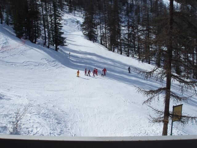 foto 1 Huurhuis van particulieren Vars studio Provence-Alpes-Cte d'Azur Hautes-Alpes Uitzicht vanaf het balkon