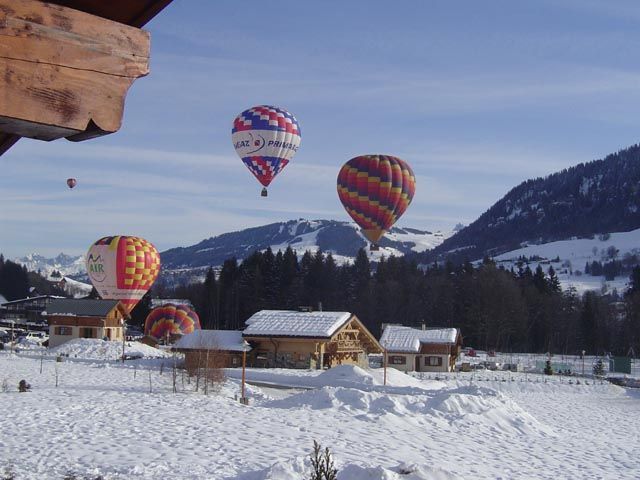 foto 7 Huurhuis van particulieren Praz sur Arly appartement Rhne-Alpes Haute-Savoie Uitzicht vanaf het balkon