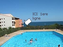 foto 5 Huurhuis van particulieren Cap d'Agde appartement Languedoc-Roussillon Hrault Zwembad