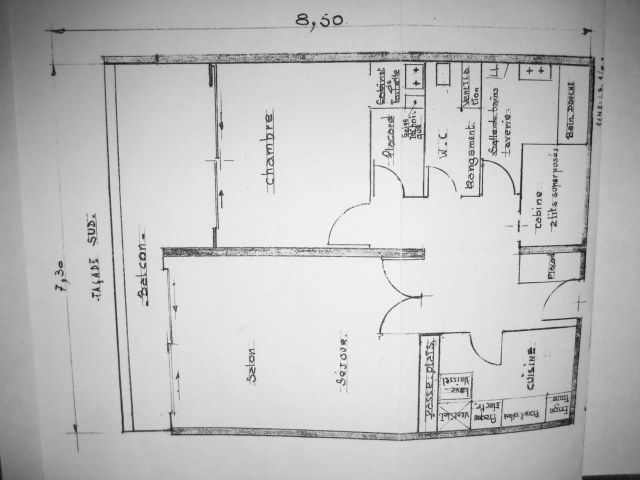 foto 12 Huurhuis van particulieren Villard de Lans - Correnon en Vercors appartement Rhne-Alpes Isre Plattegrond van de woning