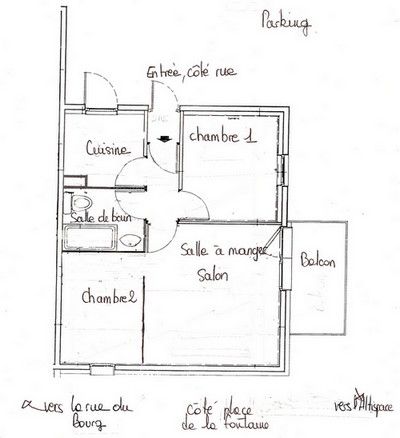 foto 26 Huurhuis van particulieren Valmorel appartement Rhne-Alpes Savoie Plattegrond van de woning