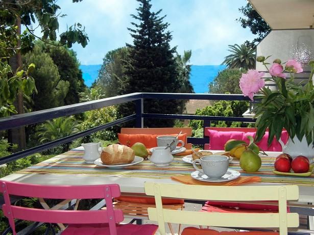 foto 5 Huurhuis van particulieren Cannes appartement Provence-Alpes-Cte d'Azur Alpes-Maritimes Uitzicht vanaf het terras