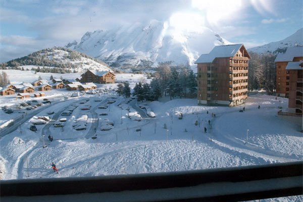 foto 1 Huurhuis van particulieren Superdvoluy- La Joue du Loup studio Provence-Alpes-Cte d'Azur Hautes-Alpes Uitzicht vanaf het balkon