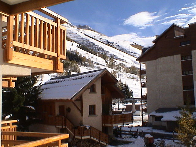 foto 2 Huurhuis van particulieren Les 2 Alpes appartement Rhne-Alpes Isre Uitzicht vanaf het balkon