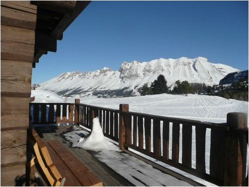 foto 7 Huurhuis van particulieren La joue du Loup chalet Provence-Alpes-Cte d'Azur Hautes-Alpes Uitzicht vanaf de woning