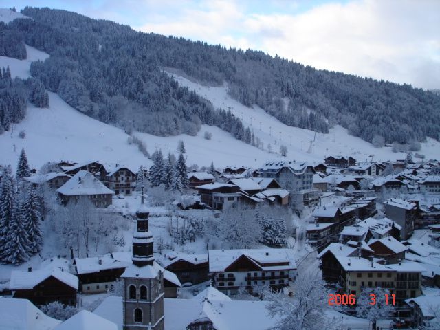 foto 1 Huurhuis van particulieren Morzine appartement Rhne-Alpes Haute-Savoie Uitzicht vanaf het balkon