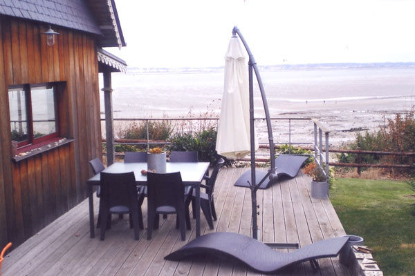 foto 5 Huurhuis van particulieren Honfleur maison Basse-Normandie Calvados Uitzicht vanaf het terras