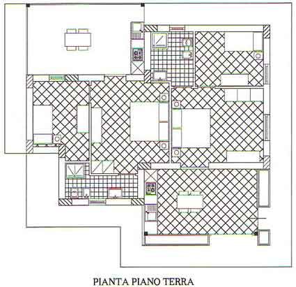 foto 14 Huurhuis van particulieren Castellammare del Golfo appartement Sicili Trapani (provincie) Plattegrond van de woning