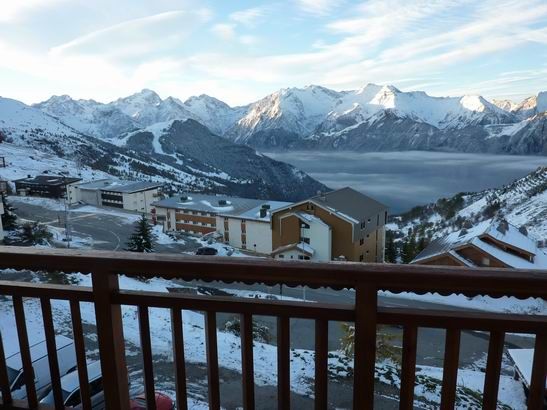 foto 5 Huurhuis van particulieren Alpe d'Huez appartement Rhne-Alpes Isre Uitzicht vanaf het balkon
