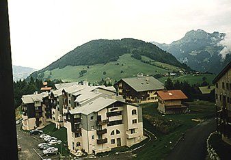 foto 6 Huurhuis van particulieren Bellevaux Hirmentaz La Chvrerie appartement Rhne-Alpes Haute-Savoie Uitzicht vanaf het balkon