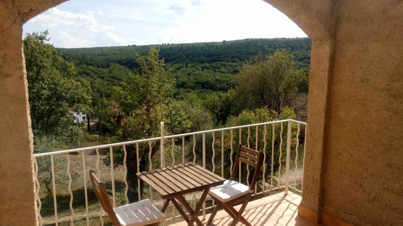 foto 2 Huurhuis van particulieren Artignosc-sur-Verdon maison Provence-Alpes-Cte d'Azur Var Uitzicht vanaf het balkon