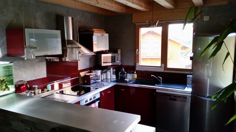 foto 3 Huurhuis van particulieren Praz de Lys Sommand chalet Rhne-Alpes Haute-Savoie Open keuken