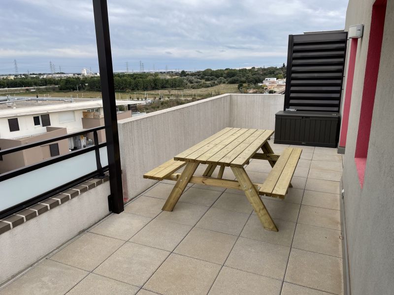 foto 10 Huurhuis van particulieren Montpellier appartement Languedoc-Roussillon Hrault Uitzicht vanaf het terras