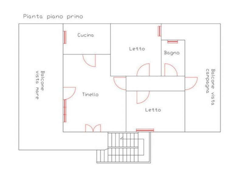 foto 5 Huurhuis van particulieren Lecce appartement Pouilles Lecce (provincie) Plattegrond van de woning