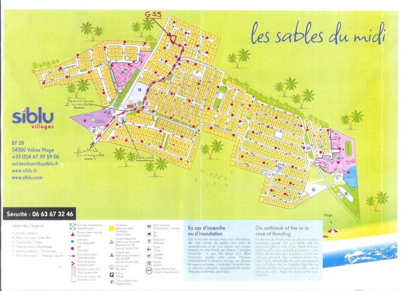 foto 24 Huurhuis van particulieren Valras-Plage (strand) mobilhome Languedoc-Roussillon Hrault Plattegrond van de woning