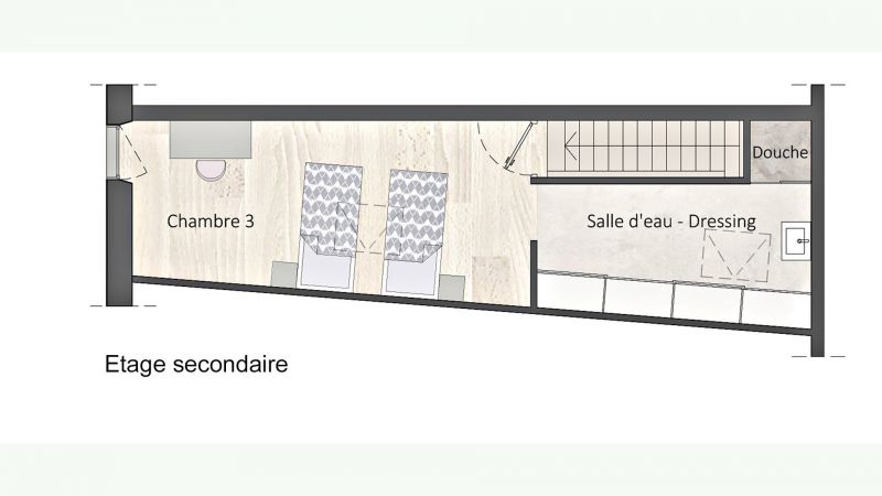 foto 3 Huurhuis van particulieren Annecy gite Rhne-Alpes Haute-Savoie Plattegrond van de woning