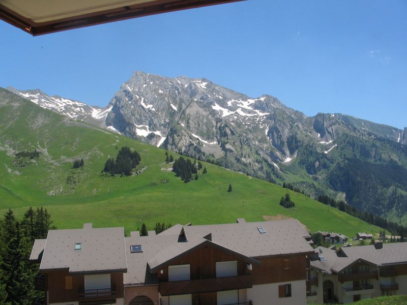 foto 0 Huurhuis van particulieren Manigod-Croix Fry/L'tale-Merdassier appartement Rhne-Alpes Haute-Savoie Uitzicht vanaf het balkon