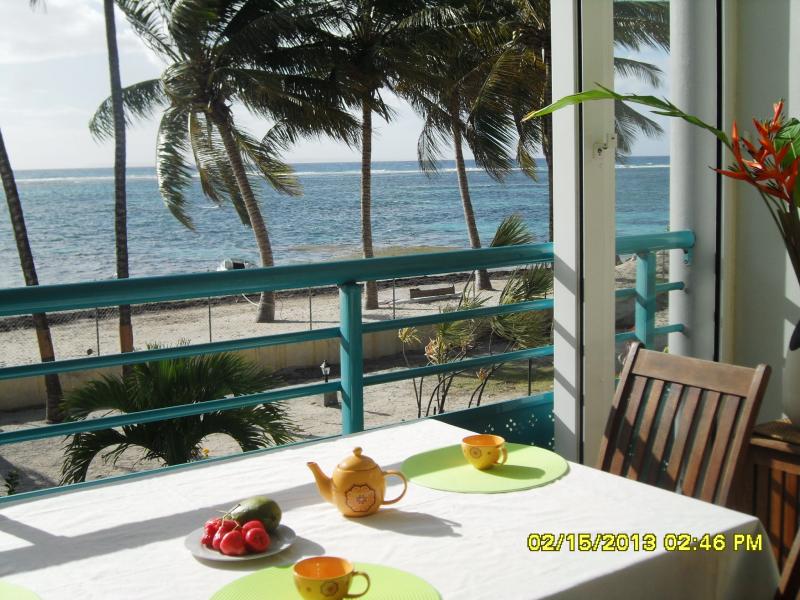 foto 2 Huurhuis van particulieren Sainte Anne (Guadeloupe) appartement Grande Terre  Uitzicht vanaf de woning