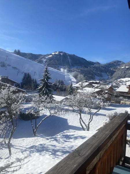 foto 8 Huurhuis van particulieren La Clusaz appartement Rhne-Alpes Haute-Savoie Uitzicht vanaf het balkon