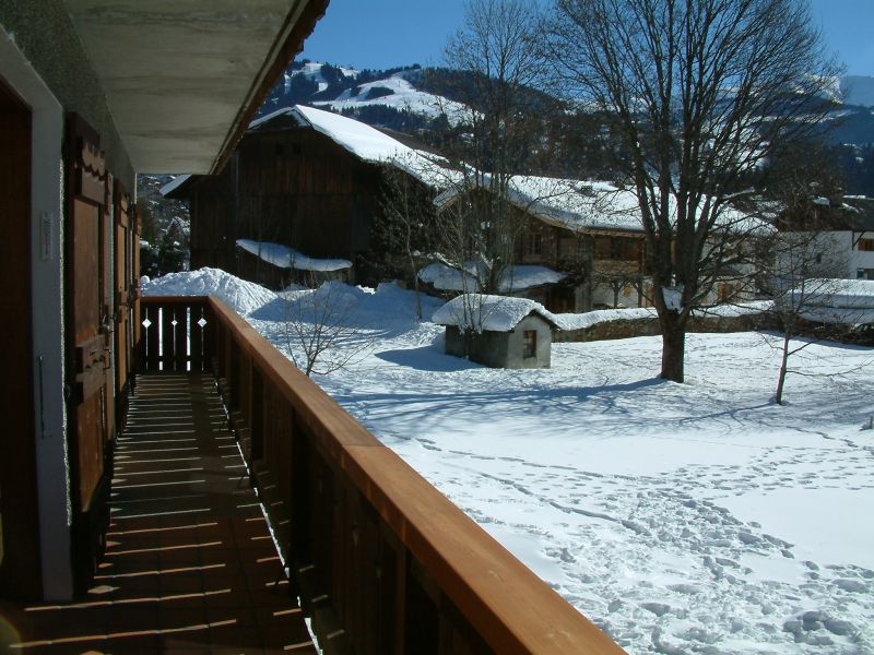 foto 17 Huurhuis van particulieren Megve appartement Rhne-Alpes Haute-Savoie Uitzicht vanaf het balkon