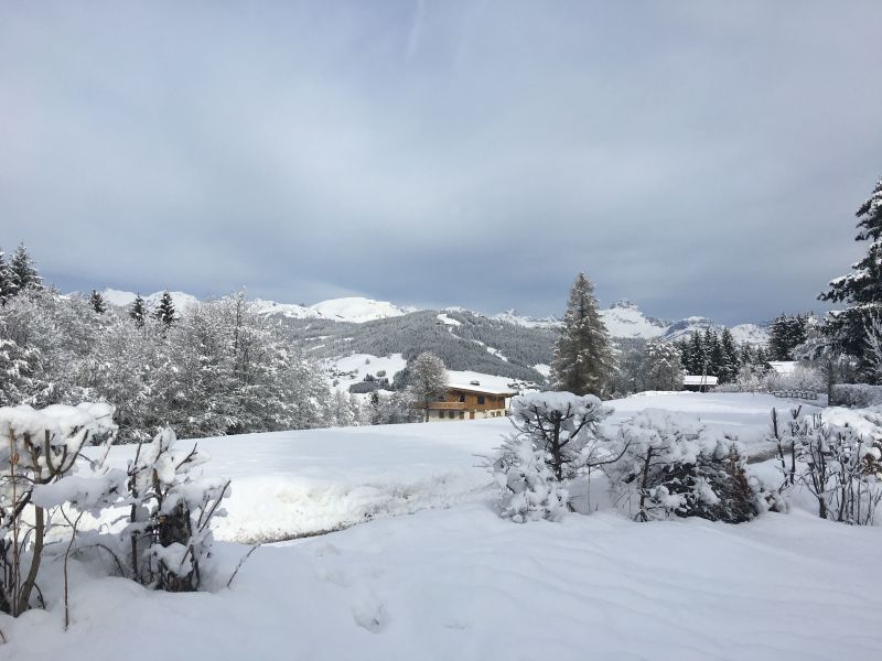 foto 24 Huurhuis van particulieren Megve chalet Rhne-Alpes Haute-Savoie Uitzicht vanaf het terras