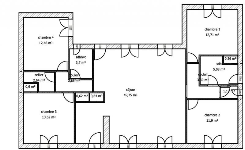 foto 1 Huurhuis van particulieren Le Bois-Plage-en-R maison Poitou-Charentes Charente-Maritime Plattegrond van de woning