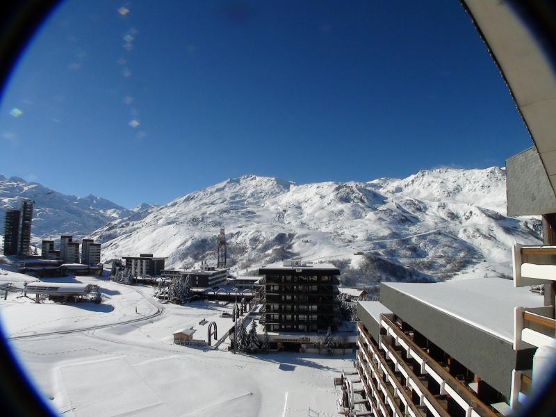 foto 9 Huurhuis van particulieren Les Menuires studio Rhne-Alpes Savoie Uitzicht vanaf het balkon