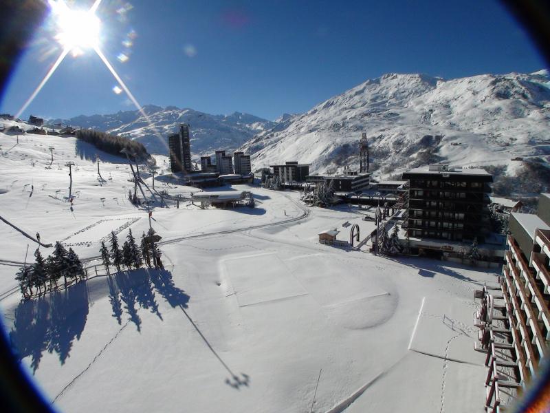 foto 10 Huurhuis van particulieren Les Menuires studio Rhne-Alpes Savoie Uitzicht vanaf het balkon