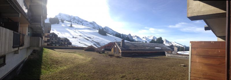 foto 9 Huurhuis van particulieren Manigod-Croix Fry/L'tale-Merdassier studio Rhne-Alpes Haute-Savoie Uitzicht vanaf het balkon