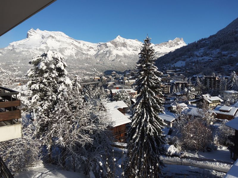 foto 18 Huurhuis van particulieren Saint Gervais Mont-Blanc appartement Rhne-Alpes Haute-Savoie Uitzicht vanaf het balkon