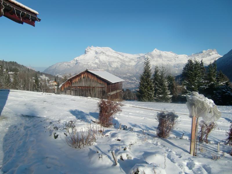 foto 12 Huurhuis van particulieren Megve chalet Rhne-Alpes Haute-Savoie Uitzicht vanaf de woning
