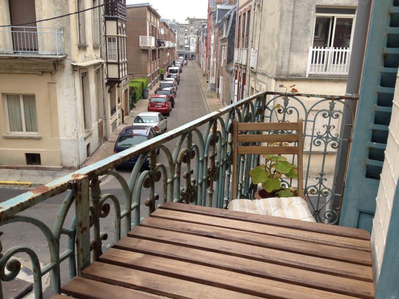 foto 6 Huurhuis van particulieren Le Trport maison Haute-Normandie Seine-Maritime Uitzicht vanaf het balkon