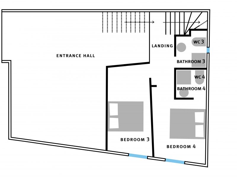 foto 12 Huurhuis van particulieren Mribel chalet Rhne-Alpes Savoie Plattegrond van de woning