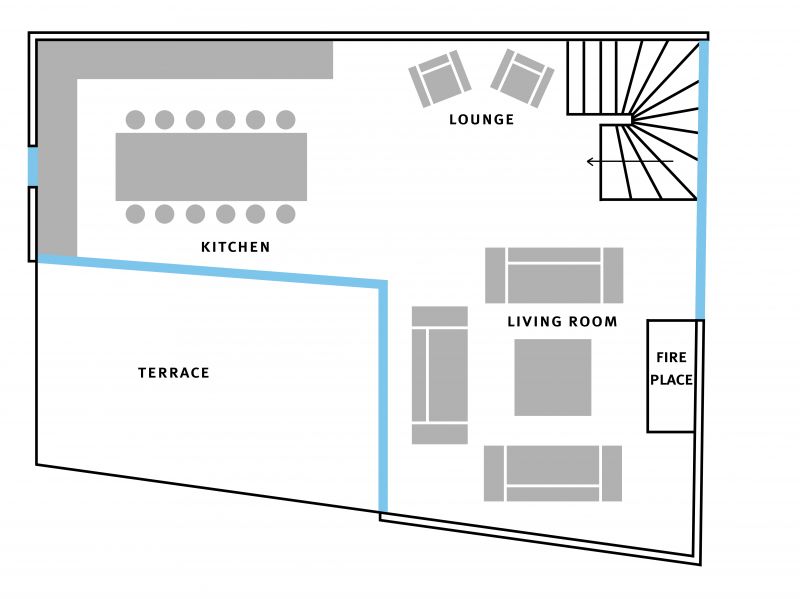 foto 14 Huurhuis van particulieren Mribel chalet Rhne-Alpes Savoie Plattegrond van de woning