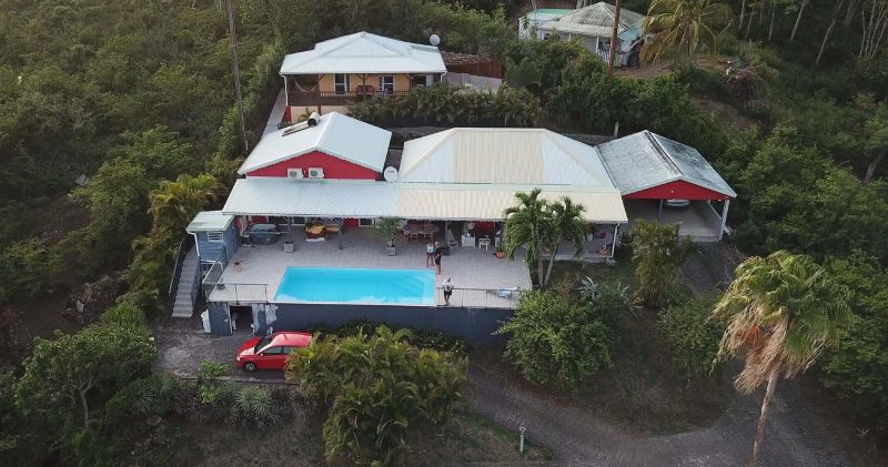 foto 18 Huurhuis van particulieren Vieux-habitants gite Basse Terre  Het aanzicht van de woning