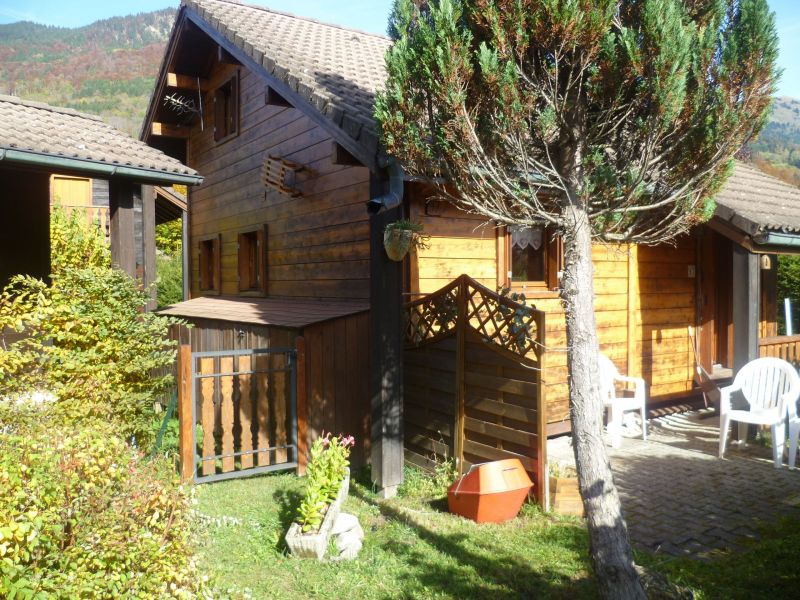 foto 13 Huurhuis van particulieren Samons chalet Rhne-Alpes Haute-Savoie Tuin