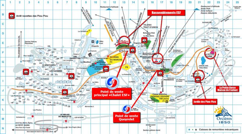 foto 13 Huurhuis van particulieren Orcires Merlette appartement Provence-Alpes-Cte d'Azur Hautes-Alpes Plattegrond van de woning