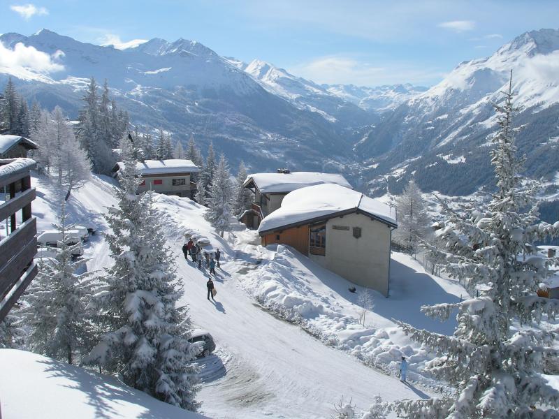 foto 9 Huurhuis van particulieren La Rosire 1850 studio Rhne-Alpes Savoie Uitzicht vanaf het balkon