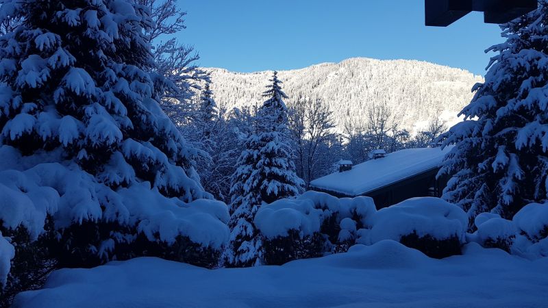 foto 15 Huurhuis van particulieren Megve appartement Rhne-Alpes Haute-Savoie Uitzicht vanaf het terras