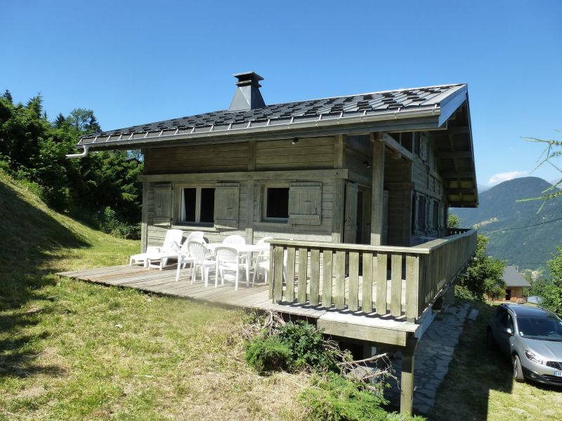 foto 4 Huurhuis van particulieren Saint Gervais Mont-Blanc chalet Rhne-Alpes Haute-Savoie Uitzicht vanaf het terras