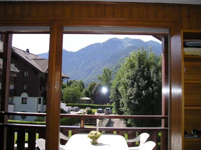 foto 6 Huurhuis van particulieren Samons studio Rhne-Alpes Haute-Savoie Uitzicht vanaf het balkon