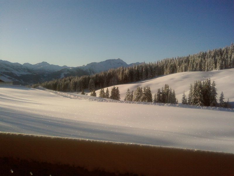 foto 4 Huurhuis van particulieren Les Saisies chalet Rhne-Alpes Savoie Uitzicht vanaf het balkon