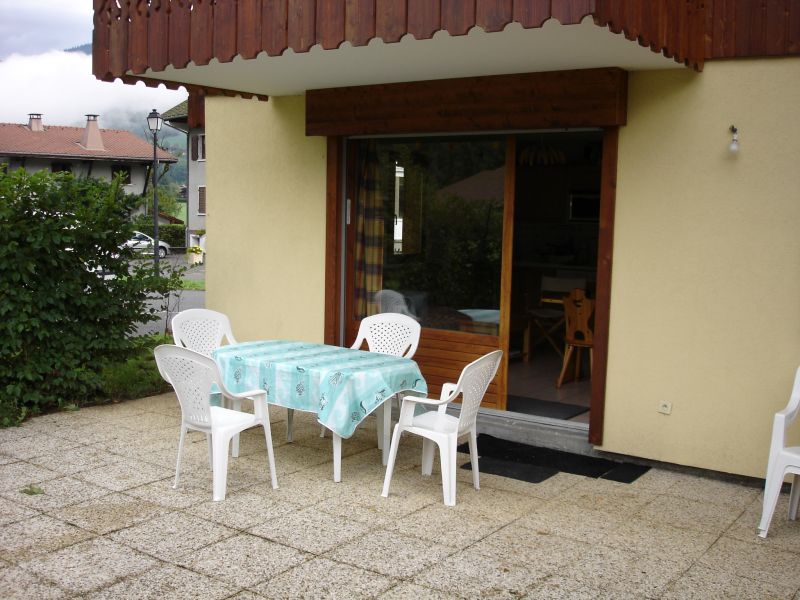 foto 6 Huurhuis van particulieren Samons appartement Rhne-Alpes Haute-Savoie Uitzicht vanaf het terras