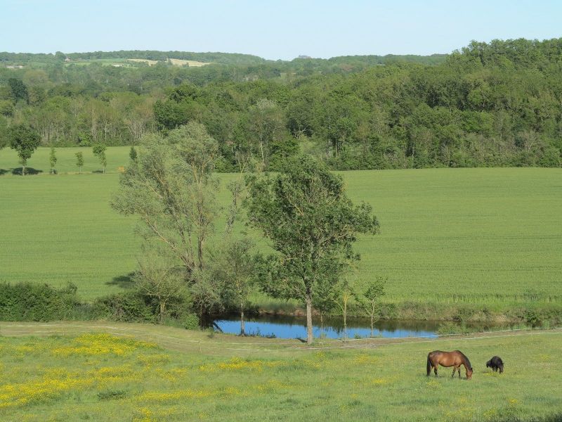 foto 11 Huurhuis van particulieren Monpazier gite Aquitaine Dordogne Uitzicht vanaf het terras